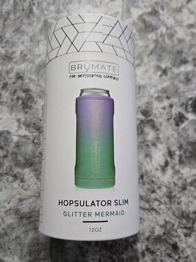 BrüMate Hopsulator Slim 12oz - Glitter Mermaid (Purple & Green)